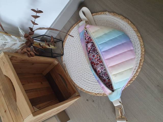 Doudoune multicolore/automnale