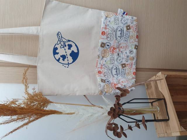Tote bag voyage