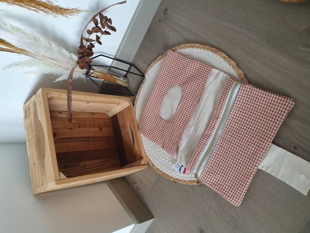 petit carreaux vichy camel