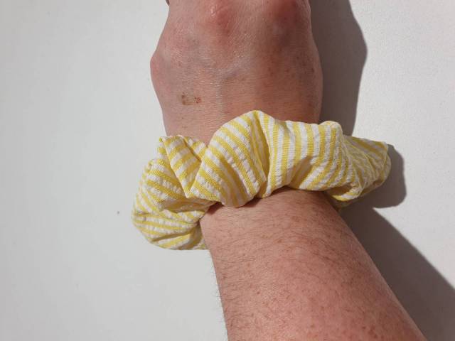 seershuker rayure jaune